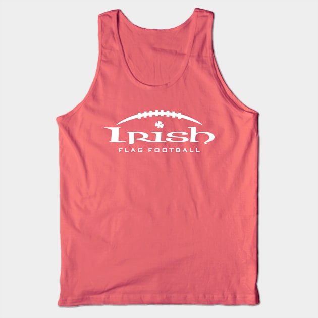 IRISH Flag Football Tank Top by LeftCoast Graphics